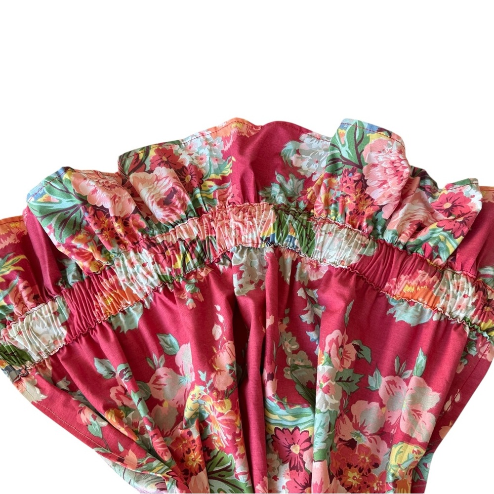 Ralph Lauren Pink Floral Curtain Panel